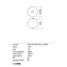 Redo LSD01-2449CH Bilia lámpa búra