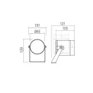 Redo RK15UWW GN Xrock 1470lm, 2700K, IP65 kültéri fényvető