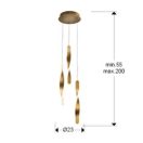 Schuller 219381 Twist függeszték