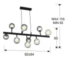 Schuller 345509 Altais függeszték