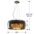 Schuller 508111 Argos függeszték