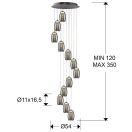 Schuller 584541 Nebula függeszték