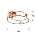 Schuller 786430 Colette mennyezeti lámpa