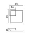 Smarter 01-1636 Klee fali/mennyezeti lámpa