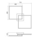 Smarter 01-1642 Klee fali/mennyezeti lámpa