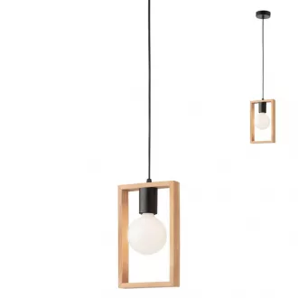 Smarter 01-1664 Timber 15x120cm, 1xE27 függeszték