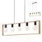 Smarter 01-1666 Timber 100x120cm, 5xE27 függeszték