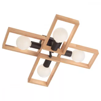 Smarter 01-1969 Timber 63x14,4cm, 4xE27 mennyezeti lámpa