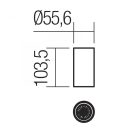 Smarter 01-2144 Axis 5,56x10,35cm, 1xGU10 mennyezeti lámpa