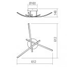 Smarter 01-2184 Spatha mennyezeti lámpa