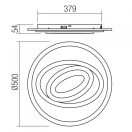 Smarter 01-2335 Stratos távirányítós, dimm, 3000/40000/6000K mennyezeti lámpa