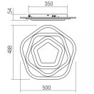 Smarter 01-2342 Stratos távirányítós, dimm, 3000/40000/6000K mennyezeti lámpa