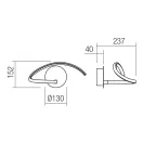 Smarter 01-2344 Cigno fali lámpa