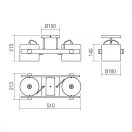 Smarter 01-2400 Pooh 51x21,5cm, 2xE27 spot lámpa