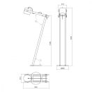 Smarter 01-2405 Pooh 143,5x30cm, 1xE27 álló lámpa