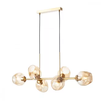 Smarter 01-2619 Pierce 97x120cm, 6xE27 függesztett lámpa