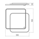 Smarter 01-2662 Arp 4517lm, 3000K mennyezeti lámpa