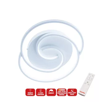   Smarter 01-2756 Intersia 2715lm, 3000-6000K, dimm, távirányítós mennyezeti lámpa