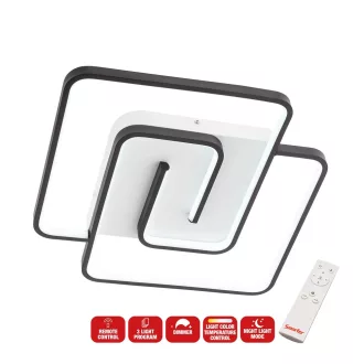   Smarter 01-2759 Intersia 2363lm, 3000-6000K, dimm, távirányítós mennyezeti lámpa