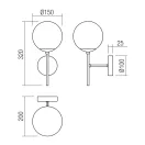 Smarter 01-2942 Mundi 1xE14 fali lámpa