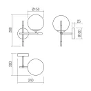 Smarter 01-2944 Essential 1xE14 jobb oldali fali lámpa