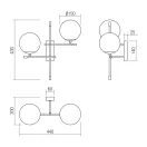 Smarter 01-2946 Essential 2xE14 bal oldali fali lámpa