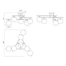 Smarter 01-2948 Essential 6xE14 mennyezeti lámpa