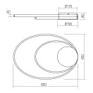 Smarter 01-2957 Nexus 3412lm, 3000K mennyezeti lámpa