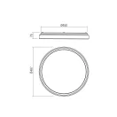 Smarter 01-2970 Caster d48,7cm 3088lm 4000K mennyezeti lámpa