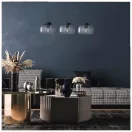 Smarter 01-3068 Croma 82x22x120cm, 3xE27 függesztett lámpa