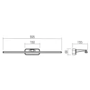 Smarter 01-3086 Steam 59,5cm, 957lm, 4000K billenthető fali lámpa