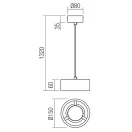 Smarter 01-3101 Punkt 374lm, 3000K függeszték