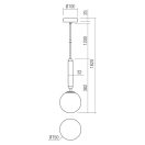 Smarter 01-3131 Haiku 1xE14 15x155cm függesztett lámpa