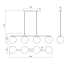 Smarter 01-3155 Bowling 4xE27 függesztett lámpa