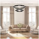 Smarter 01-3179 Castle 3 lépcsőbben dimm, 3000K, 3600lm függeszték