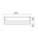 Smarter 01-3205 Pepas 61cm, 1921lm, 3000K fali lámpa