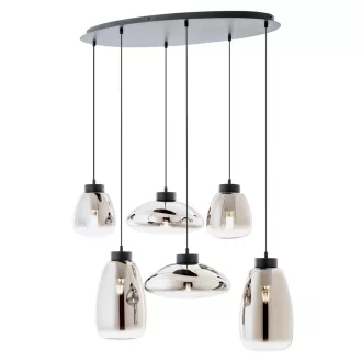 Smarter 01-3212 Luke 6x E27 függesztett lámpa