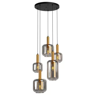 Smarter 01-3214 Brina 5x E27 függesztett lámpa