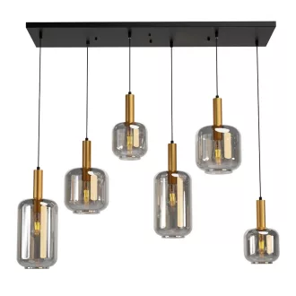 Smarter 01-3215 Brina 6x E27 függesztett lámpa
