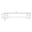 Smarter 01-3508 Modi 118cm hosszú, 4xGU10 spot lámpa