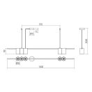 Smarter 01-3515 Modi 100cm hosszú, 5xGU10 függesztett spot lámpa