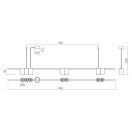 Smarter 01-3517 Modi 150cm hosszú, 7xGU10 függesztett spot lámpa