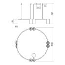 Smarter 01-3520 Modi d64,3cm, 8xGU10 függesztett spot lámpa