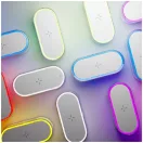 Smarter 01-3532 Lumera vezeték nélküli töltős, 3000K, RGB, dimm. asztali lámpa