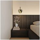 Smarter 01-3646 Tresor 1x E27 függesztett lámpa