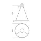 Smarter 01-3776 Valdis 3000/4000K, 1956lm függeszték
