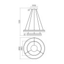 Smarter 01-3777 Valdis 3000/4000K, 2710lm függeszték