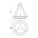 Smarter 01-3783 Valdis 3000/4000K, 3710lm függeszték