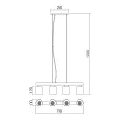 Smarter 01-3986 Rotis 10x70x120cm 4xE14 függesztett lámpa