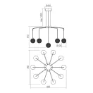 Smarter 01-4042 Gianet 10 ágú, 3663lm, 3000K csillár csillár